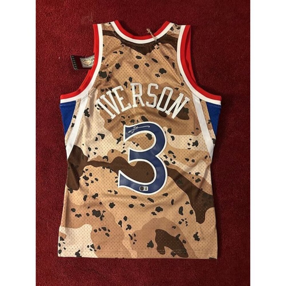 Allen Iverson signed autographed Philadelphia 76ers Mitchell & Ness Jersey BAS